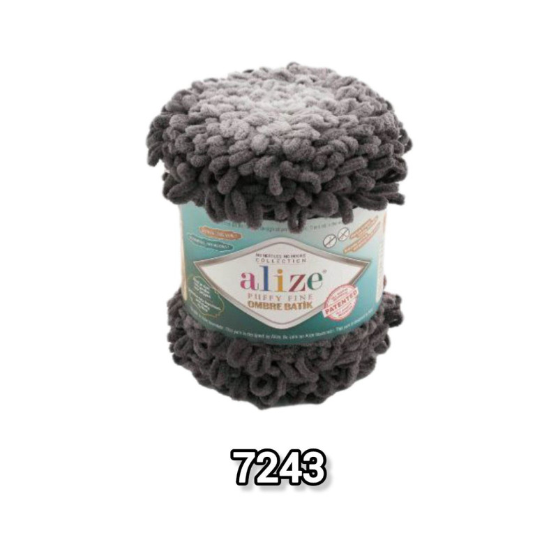 Alize Puffy fine ombre batik 7243