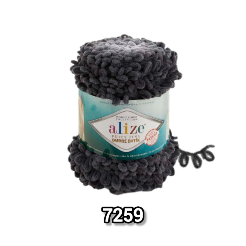 Alize Puffy fine ombre batik 7259