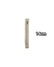 Металлическая молния с золотистыми зубцами (короткая)